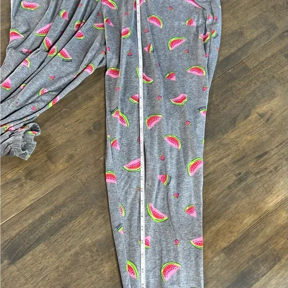 Joyspun Gray and Pink Pajama Set Watermelon Print, women’s XL - Picture 9 of 9